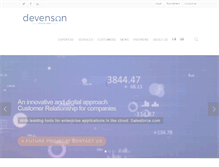 Tablet Screenshot of devenson.com